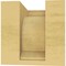 Ekena Millwork 5"W x 5"D x 5"H Wide Emerson Rough Cedar Woodgrain TimberThane Corbel, Primed Tan CORUR05X05X05EMRRCPR - alternate 2